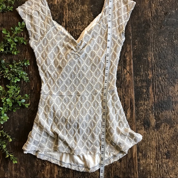 Anthropologie}• deletta grey and white top - Picture 6 of 8